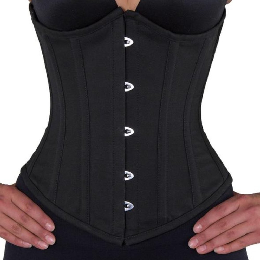 Steel Boned Underbust Corset in Cotton NWOT (30)